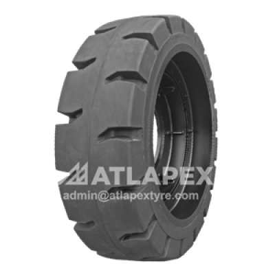 Molded-on Solid 23.5-25 tires with AP-TORKY pattern for loaders