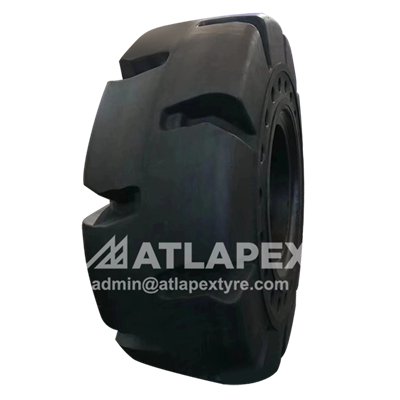 ATLAPEX Solid wheel loader tires with AP-TOPEX pattern