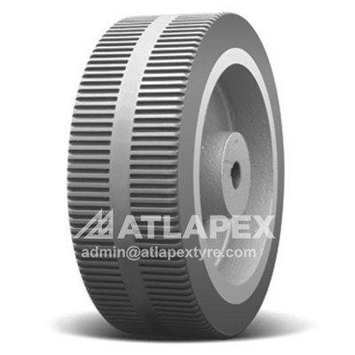 Solid tire 280X80 with SC-RB2 pattern