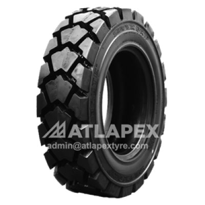 12.5/80-18 L-5 tire with AT-BKR3 pattern for backhoe loader