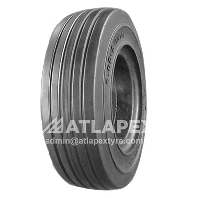 4.00-8 solid tire AP-RIB pattern ATLAPEX SOLID TIRE for Electric forklifts